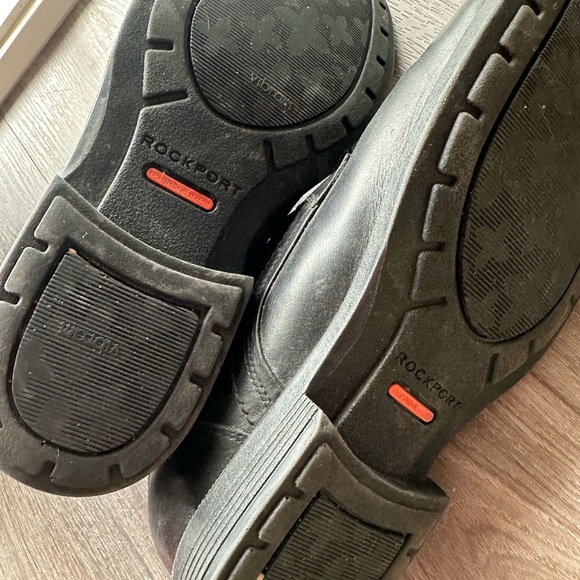 Rockport Black Chukka Boots Smooth Leather - Picture 6 of 8